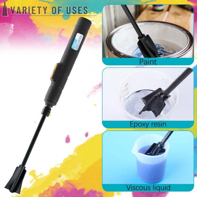 Resin Mixer Paddles, 6 pcs Plastic Epoxy Mixer for...